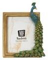 Rama foto, Mauro Ferretti, Eclectic-Style Peacock, 15x20 cm, polirasina, multicolor