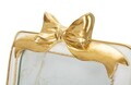 Rama foto, Mauro Ferretti, Romantic Bow, 20x25 cm, polirasina, alb/auriu