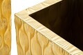 Set 2 vaze decorative, Mauro Ferretti, Petals, 40x40x100 cm, fier, auriu