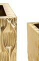 Set 2 vaze decorative, Mauro Ferretti, Petals, 40x40x100 cm, fier, auriu