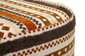 Bancheta, Mauro Ferretti, Ethnic, 82x40x40 cm, poliester/lemn masiv, multicolor