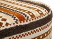 Bancheta, Mauro Ferretti, Ethnic, 82x40x40 cm, poliester/lemn masiv, multicolor