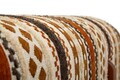 Bancheta, Mauro Ferretti, Ethnic, 120x45x43 cm, poliester/lemn masiv, multicolor