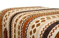 Bancheta, Mauro Ferretti, Ethnic, 120x45x43 cm, poliester/lemn masiv, multicolor
