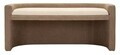 Bancheta, Mauro Ferretti, Nordic Style, 124x51x53 cm, poliester/MDF, maro