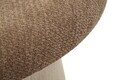 Masuta de cafea, Mauro Ferretti, Mushroom-Shaped, 59x55 cm, poliester/MDF, maro