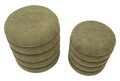 Set 2 taburete cu spatiu de depozitare, Mauro Ferretti, Nordic Style, 44x47 cm, poliester/MDF, verde