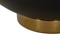 Masuta de cafea, Mauro Ferretti, Contemporary Glam, 73x47 cm, ceramica/metal, maro