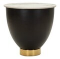 Masuta de cafea, Mauro Ferretti, Contemporary Glam, 48x45 cm, ceramica/metal, maro