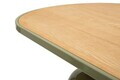 Consola, Mauro Ferretti, Seoul Green Glow, 150x45x77.5 cm, metal/MDF, verde/maro