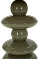 Masuta de cafea, Mauro Ferretti, Seoul Green Glow, 45.5x63 cm, metal/MDF, verde/maro
