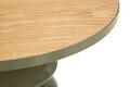 Masuta de cafea, Mauro Ferretti, Seoul Green Glow, 45.5x49 cm, metal/MDF, verde/maro