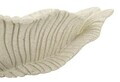 Bol decorativ, Mauro Ferretti, Petal, 39x24x8.5 cm, polirasina, nisip
