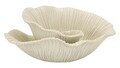 Bol decorativ, Mauro Ferretti, Petal, 34x13x29.5 cm, polirasina, nisip
