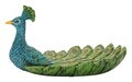 Tava decorativa, Mauro Ferretti, Eclectic Peacock-Shaped, 8x16x10 cm, polirasina, multicolor