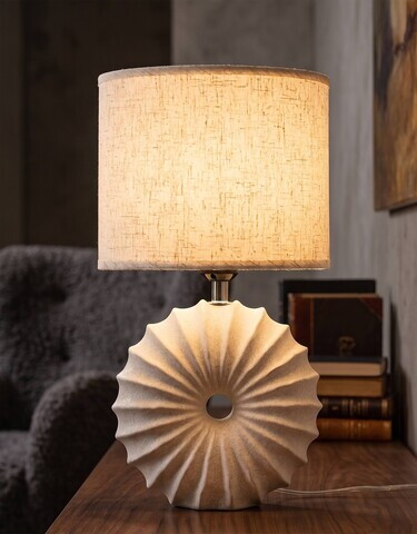 Lampa de masa, Mauro Ferretti, Anemone, 22x16x40 cm, ceramica/fier, nisip