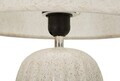 Lampa de masa, Mauro Ferretti, Japandi, 30x44 cm, ceramica/fier, nisip/piersica