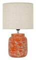 Lampa de masa, Mauro Ferretti, Contemporary Style, 27x47.5 cm, ceramica/fier, portocaliu