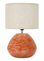 Lampa de masa, Mauro Ferretti, Contemporary Style, 30x49 cm, ceramica/fier, portocaliu