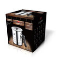 Oala pentru fiert lapte cu capac si avertizare sonora, Blaumann, 16 cm, 2 L, inox, argintiu/negru