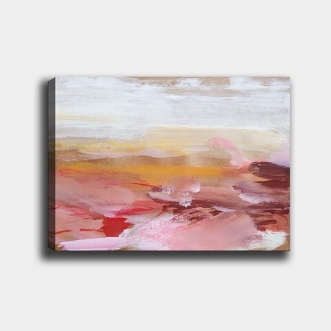 Tablou decorativ Abstract Dawn, Tablo center, 40x60 cm, canvas, multicolor