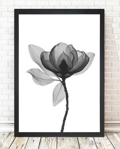 Tablou decorativ Harmony Flower, Tablo center, 24x29 cm, MDF, multicolor