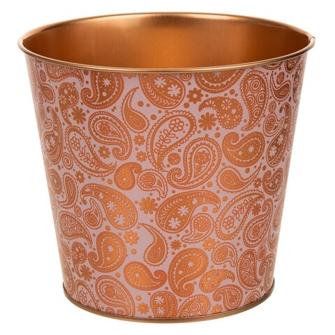 Ghiveci Athena, Creaciones Meng, 15x13.5 cm, metal galvanizat