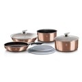 Set oale si tigai, 9 piese, Berlinger, Rose Gold Collection, aluminiu turnat