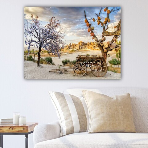 Tablou decorativ, 1010421457_70100, Canvas, Rama din lemn (grosime 3 cm), Multicolor