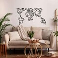 Decoratiune de perete, 5138, Metal, Dimensiuni: 150 x 86 cm, Negru