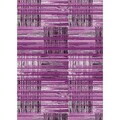 Covor, Exfab136, 100x150 cm, Poliester, Mov/Alb