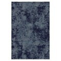 Covor, Exfab210, 80x120 cm, Poliester, Gri/Albastru Marin