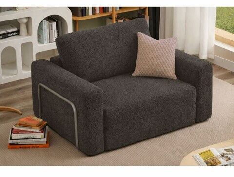 Fotoliu extensibil, Atelier del Sofa, 118FVL1101, Tesatura Boucle, Antracit