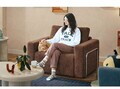 Fotoliu extensibil, Atelier del Sofa, 118FVL1102, Tesatura Boucle, Maro