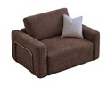 Fotoliu extensibil, Atelier del Sofa, 118FVL1102, Tesatura Boucle, Maro
