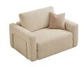 Fotoliu extensibil, Atelier del Sofa, 118FVL1103, Tesatura Boucle, Crem