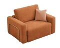 Fotoliu extensibil, Atelier del Sofa, 118FVL1104, Tesatura Boucle, Portocaliu