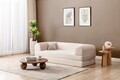 Canapea extensibila 3 locuri, Atelier del Sofa, 118FVL1301, Tesatura plus reiata, Crem