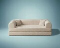 Canapea extensibila 3 locuri, Atelier del Sofa, 118FVL1301, Tesatura plus reiata, Crem