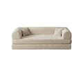 Canapea extensibila 3 locuri, Atelier del Sofa, 118FVL1301, Tesatura plus reiata, Crem