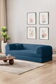 Canapea extensibila 3 locuri, Atelier del Sofa, 118FVL1302, Tesatura plus reiata, Albastru