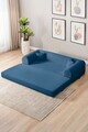 Canapea extensibila 3 locuri, Atelier del Sofa, 118FVL1302, Tesatura plus reiata, Albastru