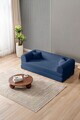 Canapea extensibila 3 locuri, Atelier del Sofa, 118FVL1303, Tesatura plus reiata, Albastru navy
