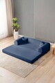 Canapea extensibila 3 locuri, Atelier del Sofa, 118FVL1303, Tesatura plus reiata, Albastru navy