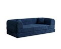 Canapea extensibila 3 locuri, Atelier del Sofa, 118FVL1303, Tesatura plus reiata, Albastru navy