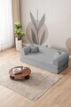 Canapea extensibila 3 locuri, Atelier del Sofa, 118FVL1305, Tesatura plus reiata, Gri deschis