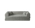 Canapea extensibila 3 locuri, Atelier del Sofa, 118FVL1305, Tesatura plus reiata, Gri deschis