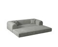 Canapea extensibila 3 locuri, Atelier del Sofa, 118FVL1305, Tesatura plus reiata, Gri deschis