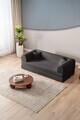 Canapea extensibila 3 locuri, Atelier del Sofa, 118FVL1306, Tesatura plus reiata, Antracit