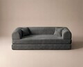 Canapea extensibila 3 locuri, Atelier del Sofa, 118FVL1306, Tesatura plus reiata, Antracit